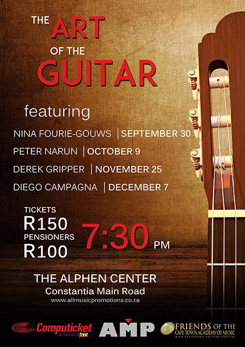 Art of Guitar concert series poster